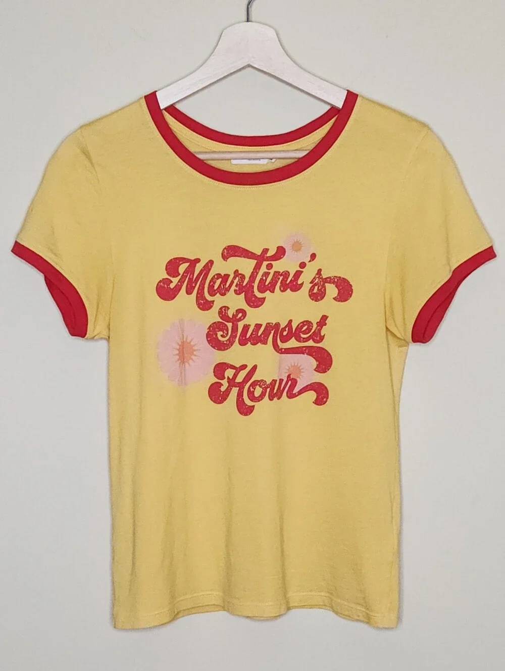 Spell & The Gypsy Paradise Cove Organic Shrunken Tee Mustard • MEDIUM • EUC - Picture 5 of 9